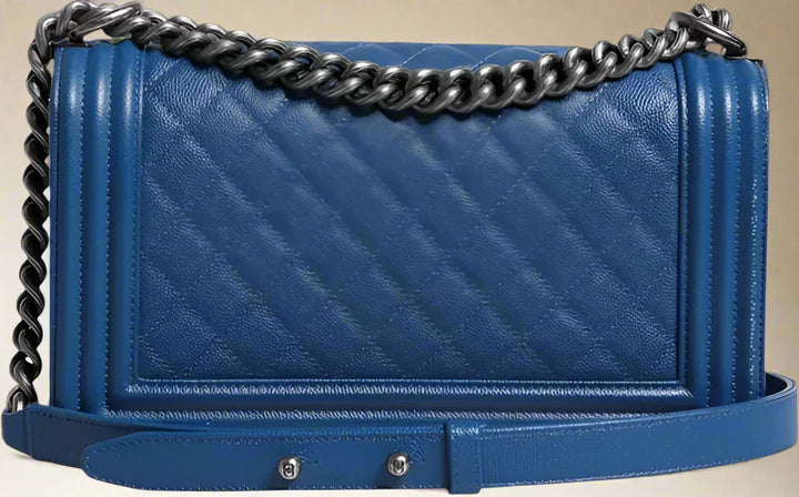 Preloved CHANEL classic quilted handbag front view Authentic CHANEL black leather flap bag CHANEL gold chain shoulder bag – preloved Vintage CHANEL logo clutch purse Secondhand CHANEL luxury tote with dust bag