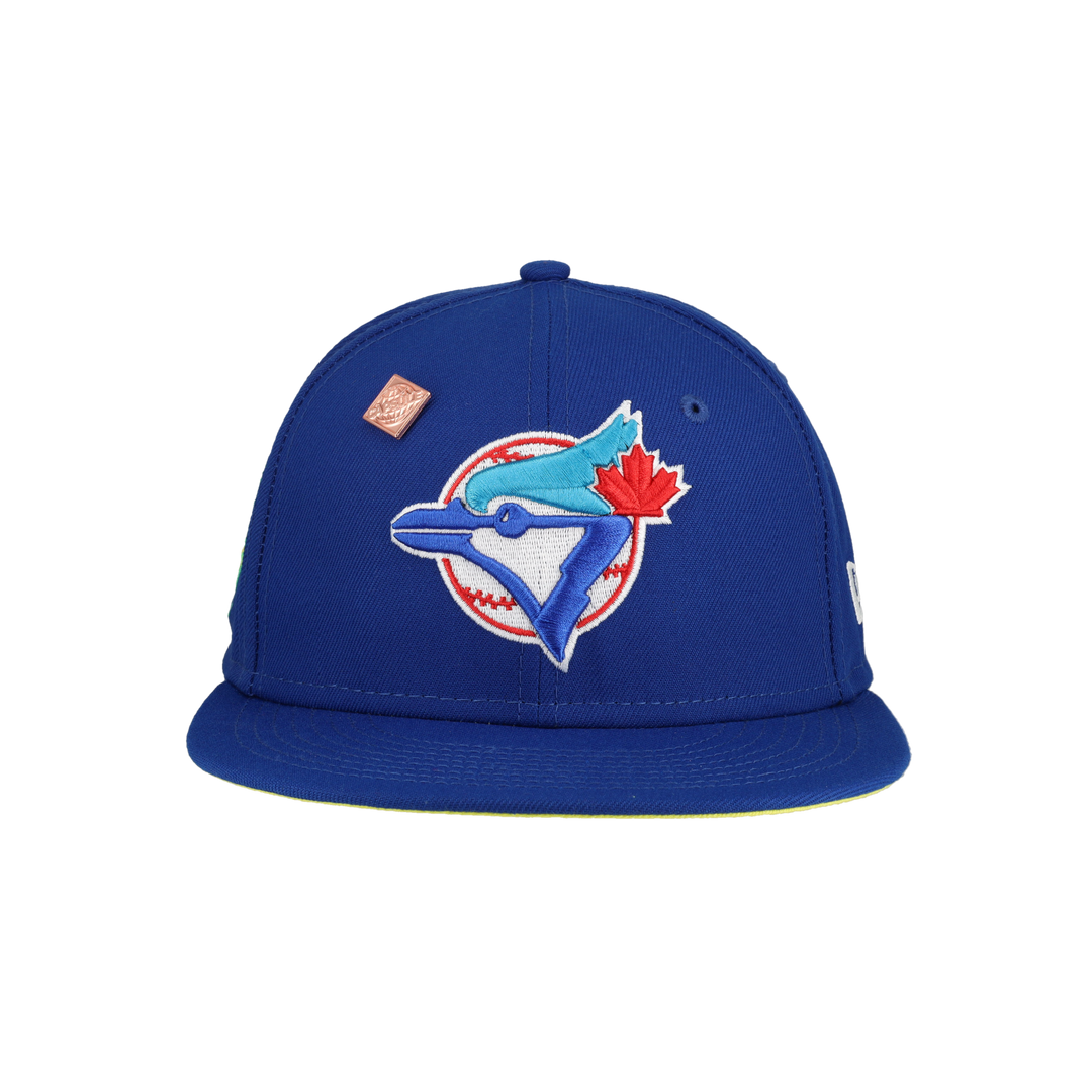 Toronto Blue Jays Citrus Pop 1992 World Series Patch Fitted Hat
