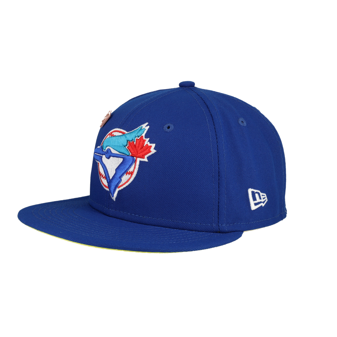 Toronto Blue Jays Citrus Pop 1992 World Series Patch Fitted Hat