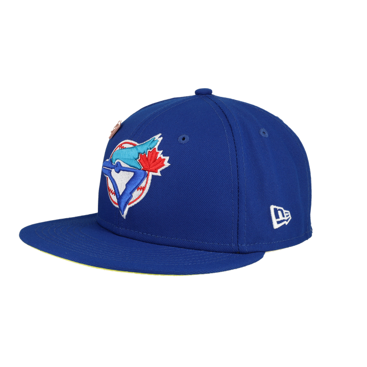 Toronto Blue Jays Citrus Pop 1992 World Series Patch Fitted Hat