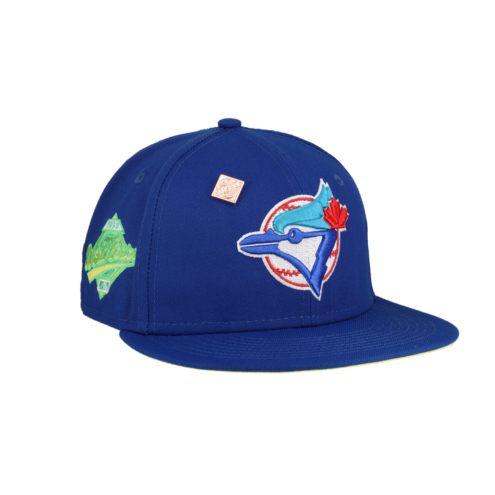 Toronto Blue Jays Citrus Pop 1992 World Series Patch Fitted Hat