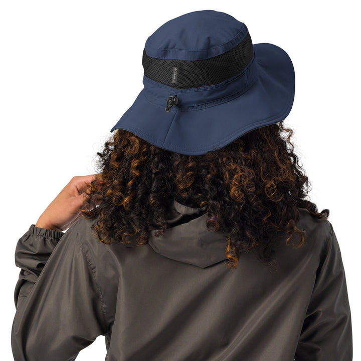 Columbia booney hat with an embroidered S7 logo on the front.