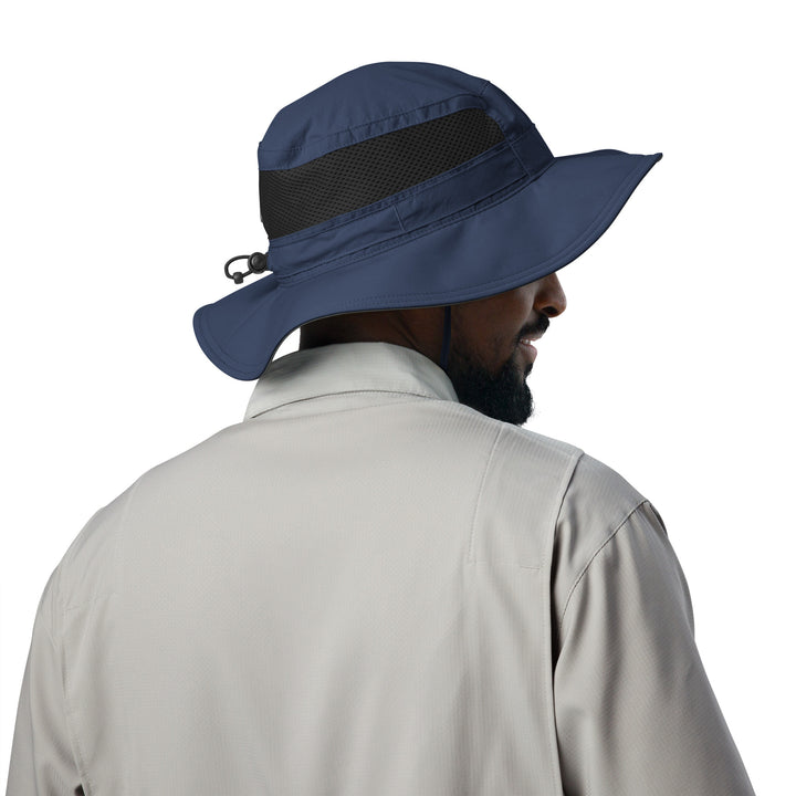Columbia booney hat with an embroidered S7 logo on the front.