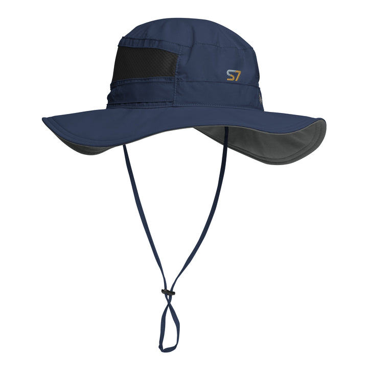 Columbia booney hat with an embroidered S7 logo on the front.