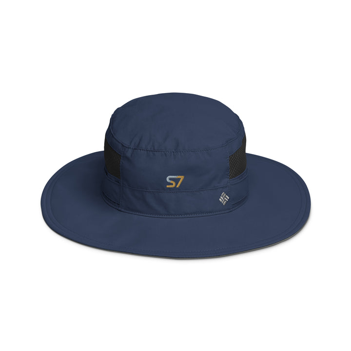 Columbia booney hat with an embroidered S7 logo on the front.