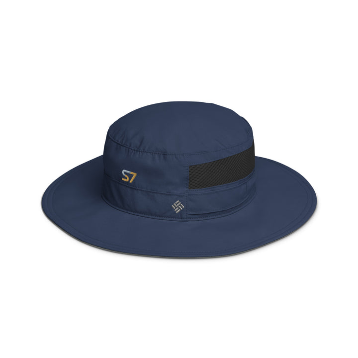 Columbia booney hat with an embroidered S7 logo on the front.