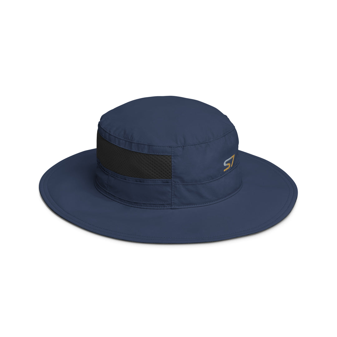 Columbia booney hat with an embroidered S7 logo on the front.