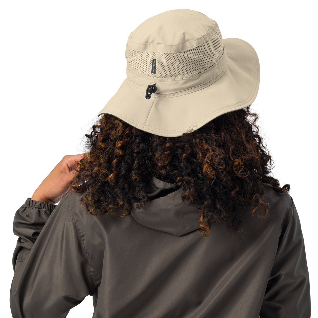 Columbia booney hat with an embroidered S7 logo on the front.