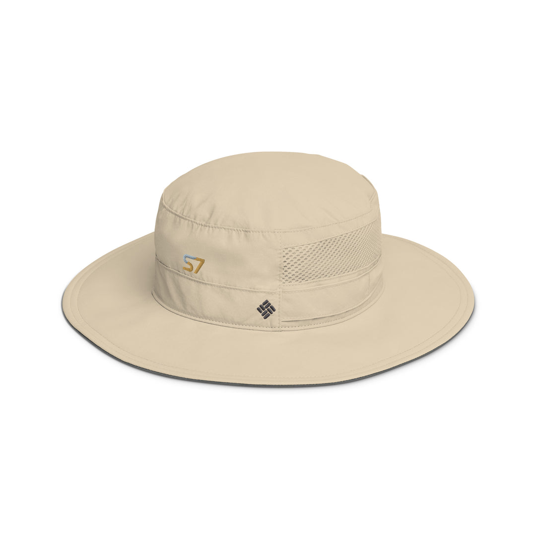 Columbia booney hat with an embroidered S7 logo on the front.