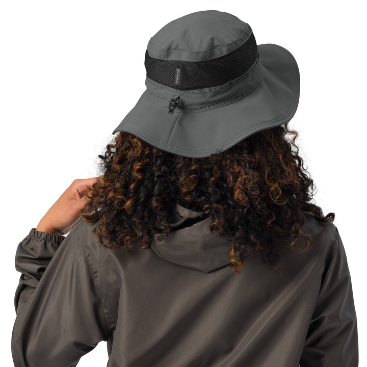 Columbia booney hat with an embroidered S7 logo on the front.