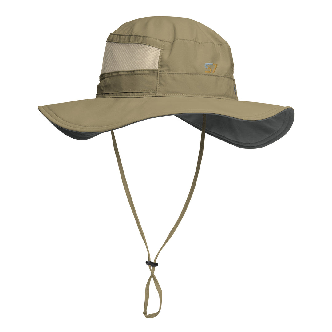 Columbia booney hat with an embroidered S7 logo on the front.
