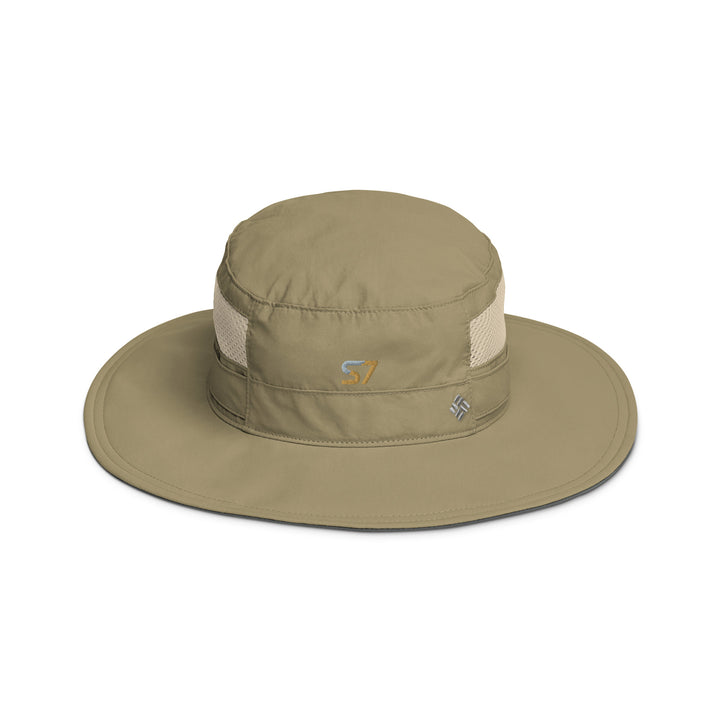 Columbia booney hat with an embroidered S7 logo on the front.