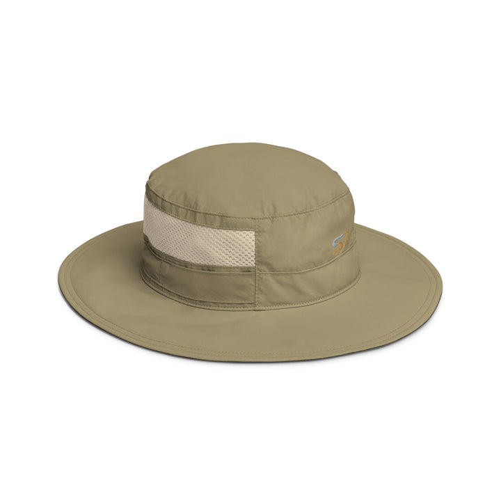 Columbia booney hat with an embroidered S7 logo on the front.