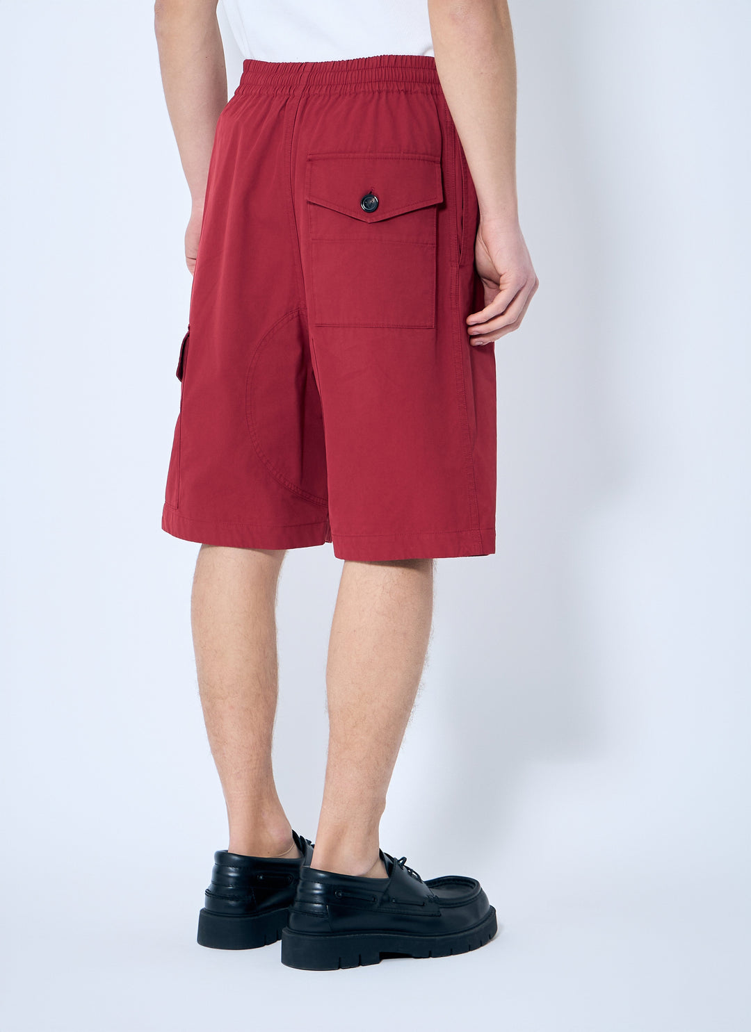 Bottega Veneta Men Light Cotton Twill Shorts