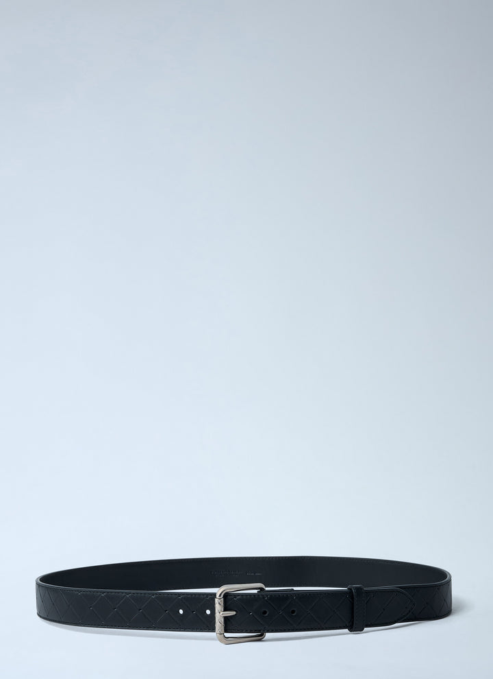 Bottega Veneta Men Intrecciato Stamp Belt