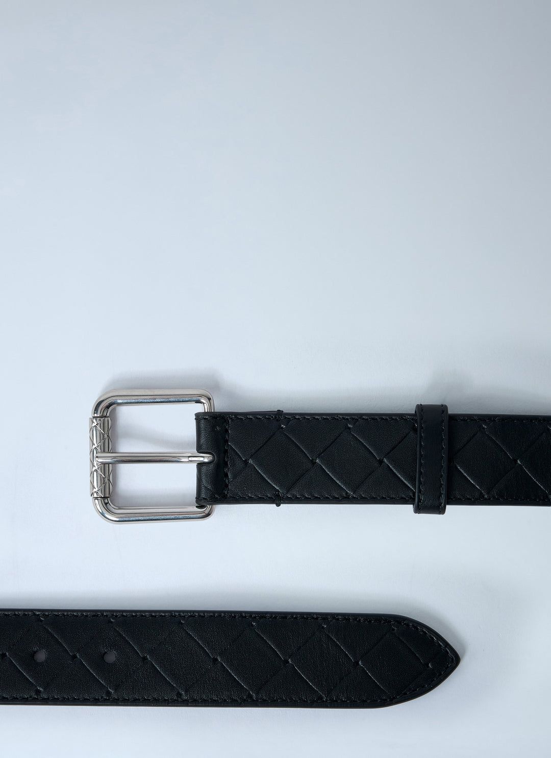 Bottega Veneta Men Intrecciato Stamp Belt