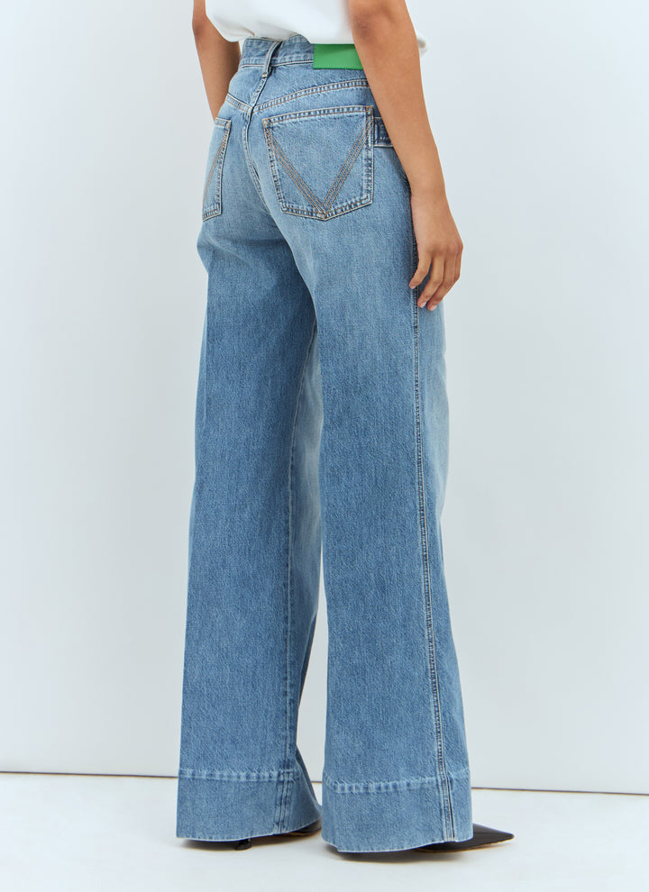 Bottega Veneta Women Vintage Wide-Leg Jeans