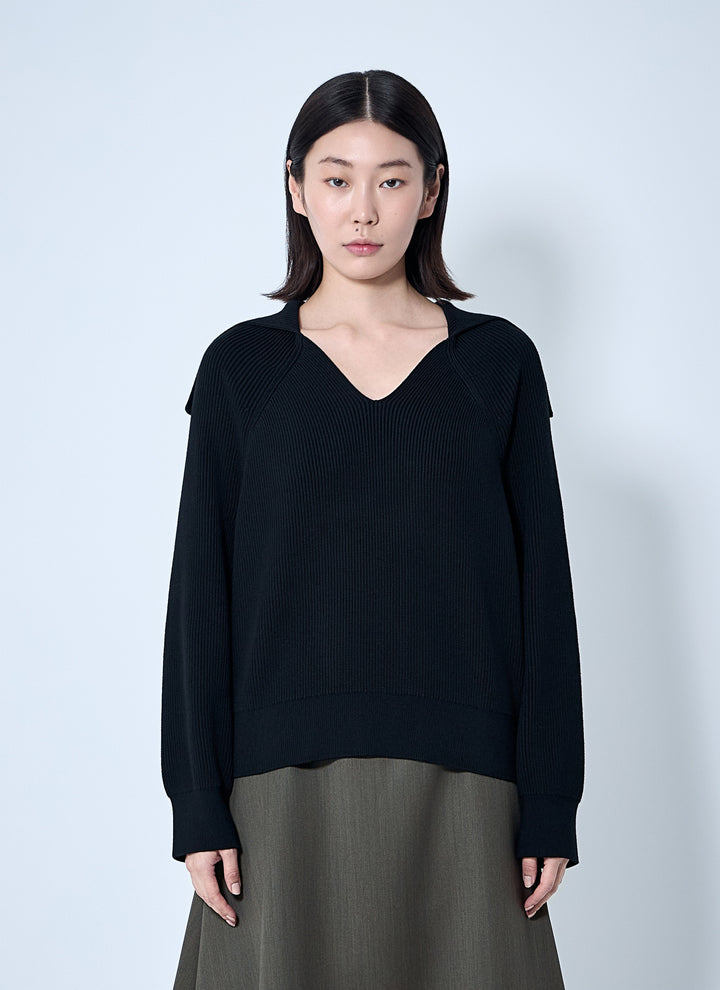 Bottega Veneta Women Ribbed Cotton Sweater