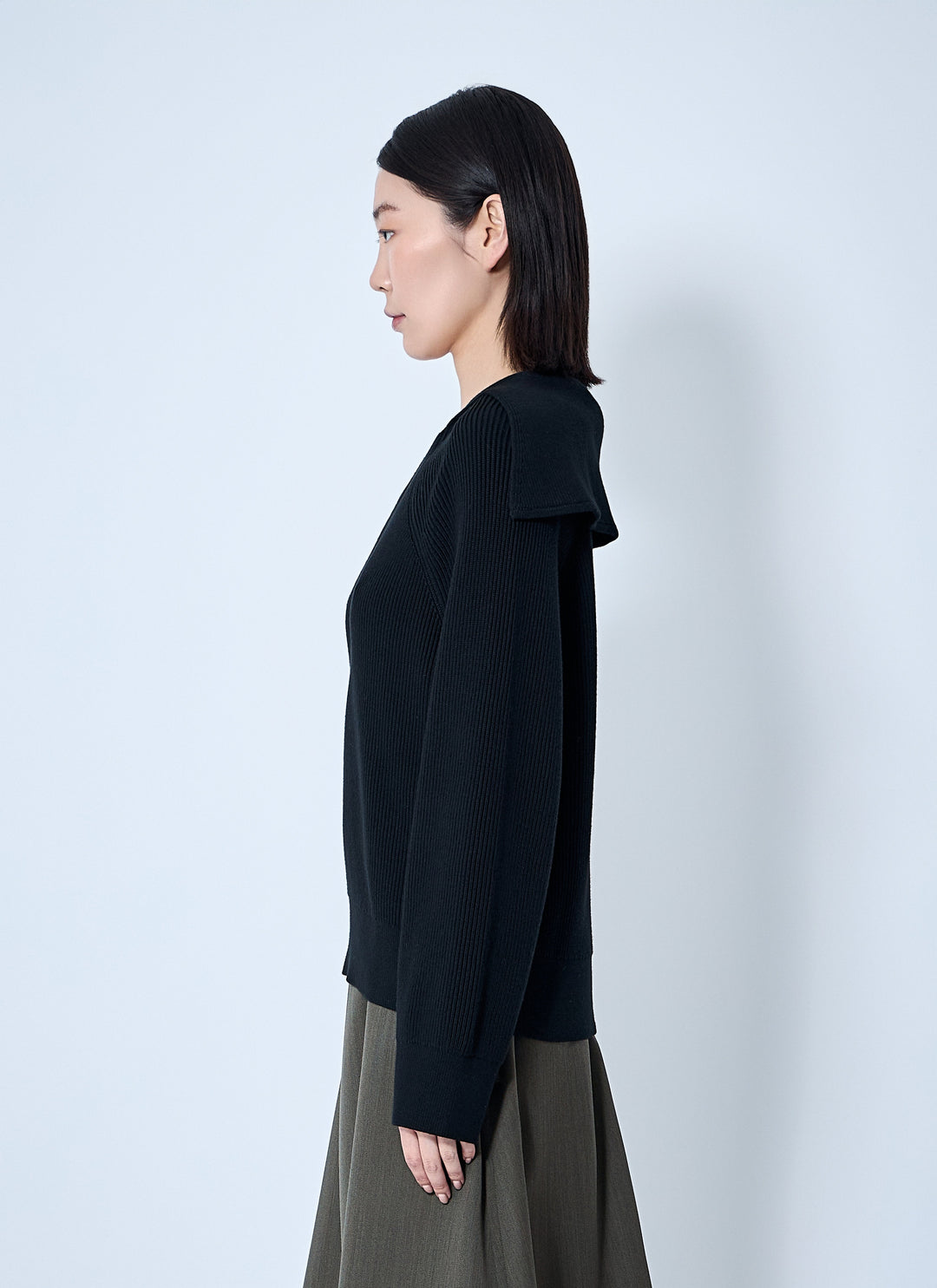 Bottega Veneta Women Ribbed Cotton Sweater