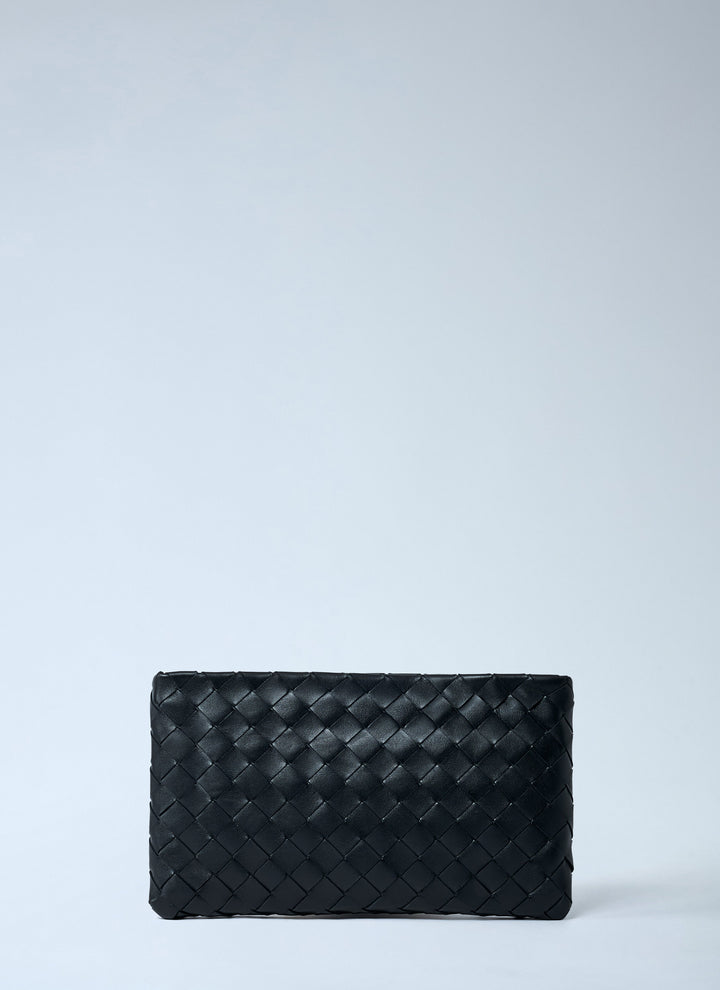 Bottega Veneta Women Small Intrecciato Flat Pouch