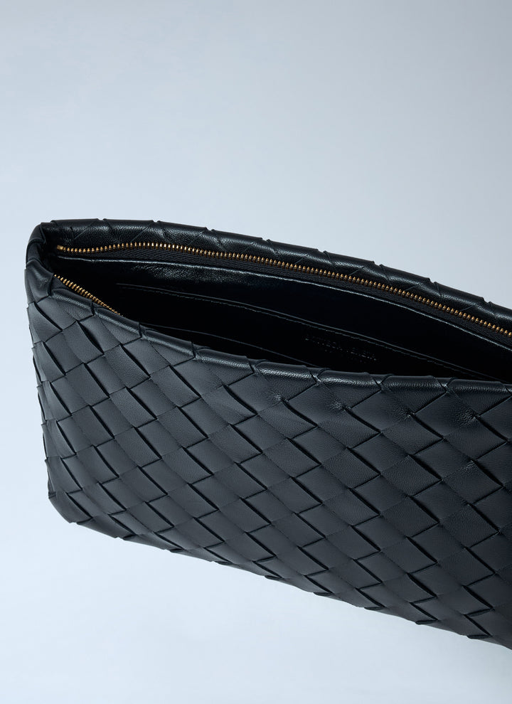 Bottega Veneta Women Small Intrecciato Flat Pouch