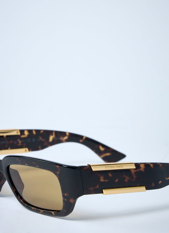 Bottega Veneta Men Dash Rectangular Sunglasses