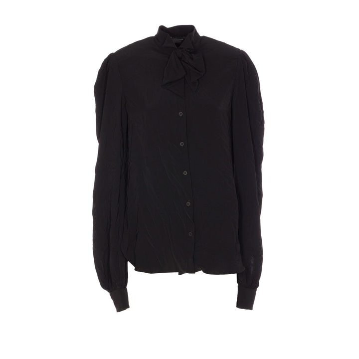 Balenciaga Women Bow Blouse