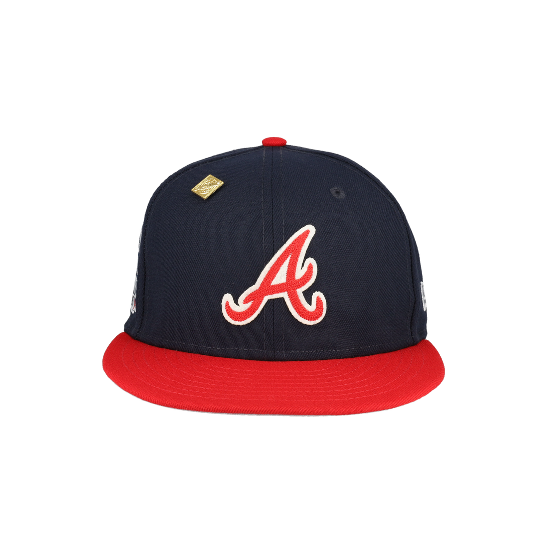 Atlanta Braves Letterman Collection 59Fifty Fitted Hat