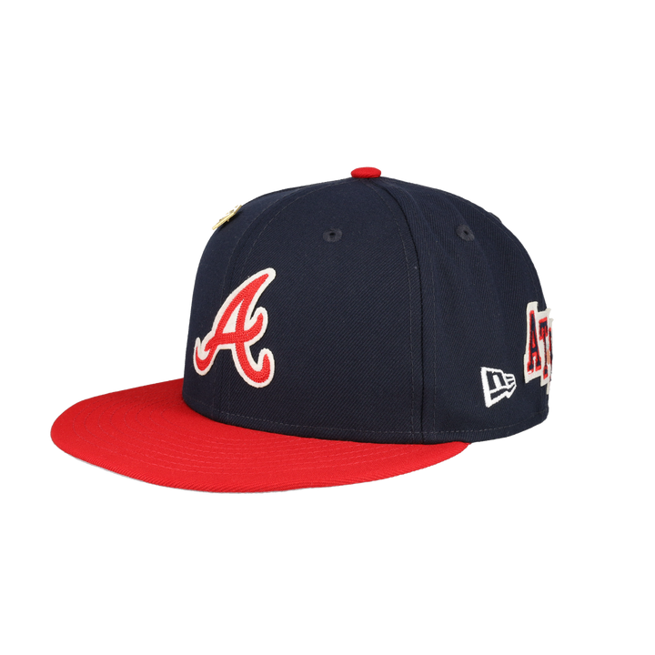 Atlanta Braves Letterman Collection 59Fifty Fitted Hat