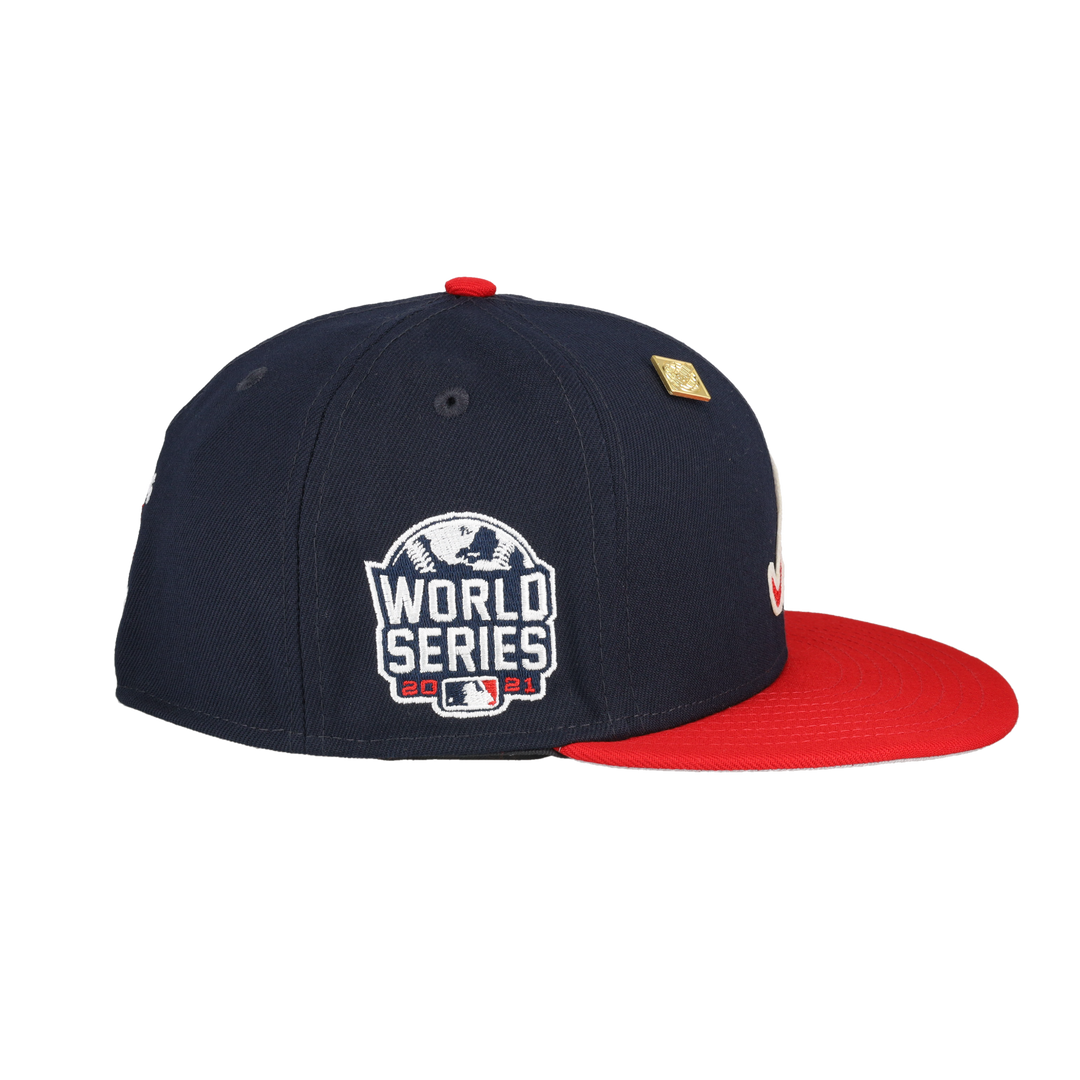 Atlanta Braves Letterman Collection 59Fifty Fitted Hat