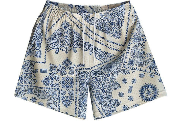 Bravest Studios Porcelain Shorts Cream Blue
