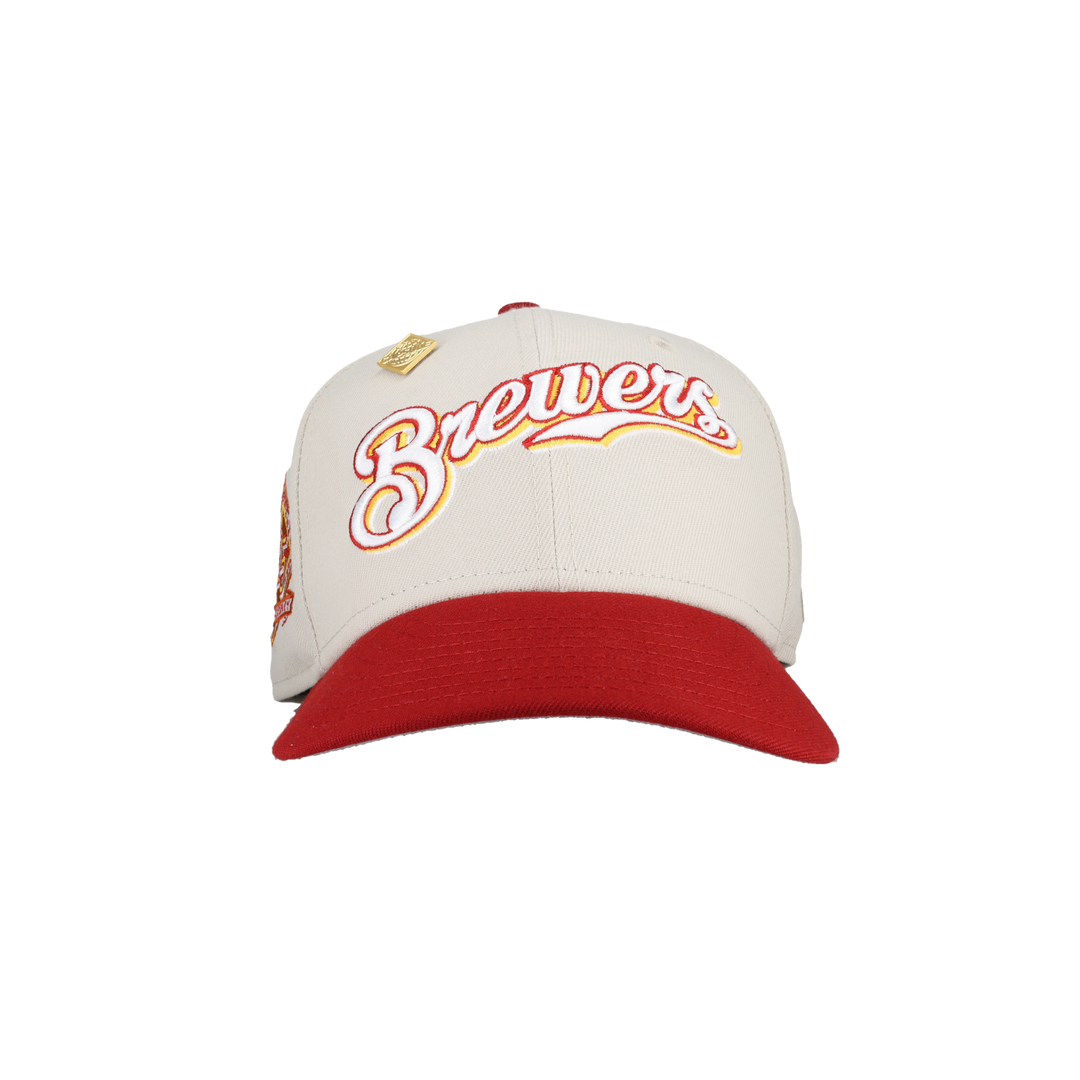 Milwaukee Brewers April 4th Collection 25th Anniversary Fitted Hat
