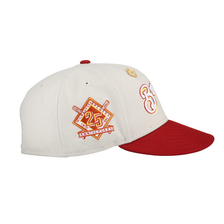 Milwaukee Brewers April 4th Collection 25th Anniversary Fitted Hat