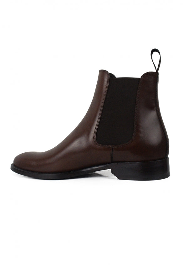 ALBERTO MEN Brown Calfskin Leather Boots – Men | Made in Italy