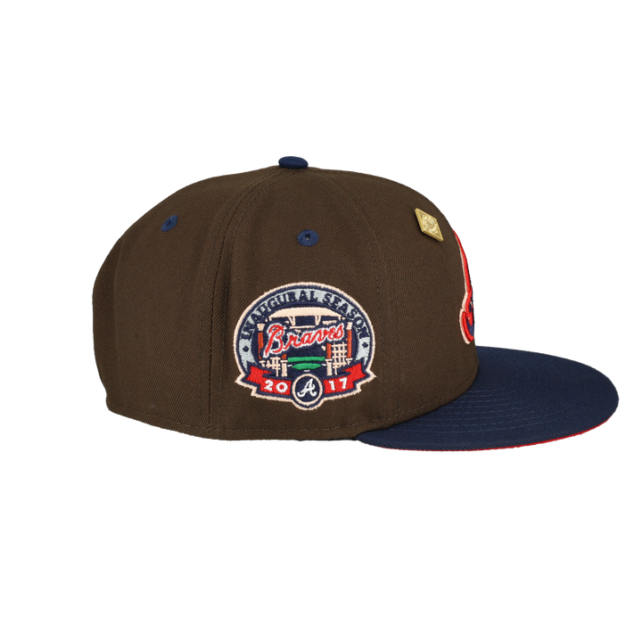 Atlanta Braves 2017 Inaugural Season Patch 59Fifty Fitted Hat