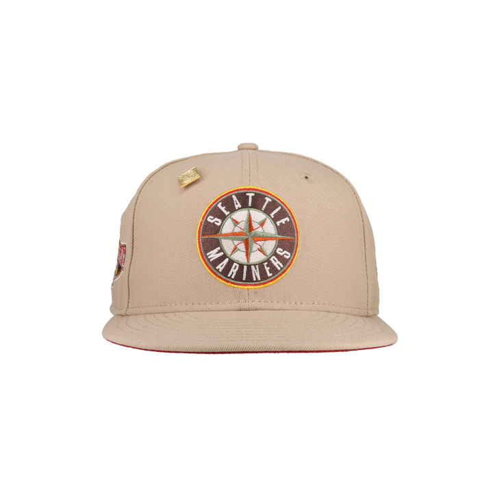 Seattle Mariners 2023 Warm Wine Collection 2001 All Star Game Fitted Hat