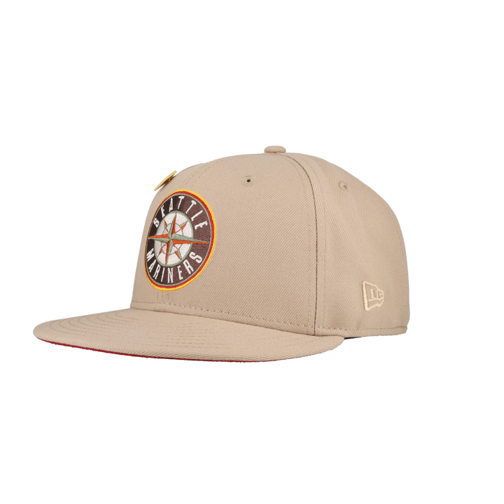 Seattle Mariners 2023 Warm Wine Collection 2001 All Star Game Fitted Hat