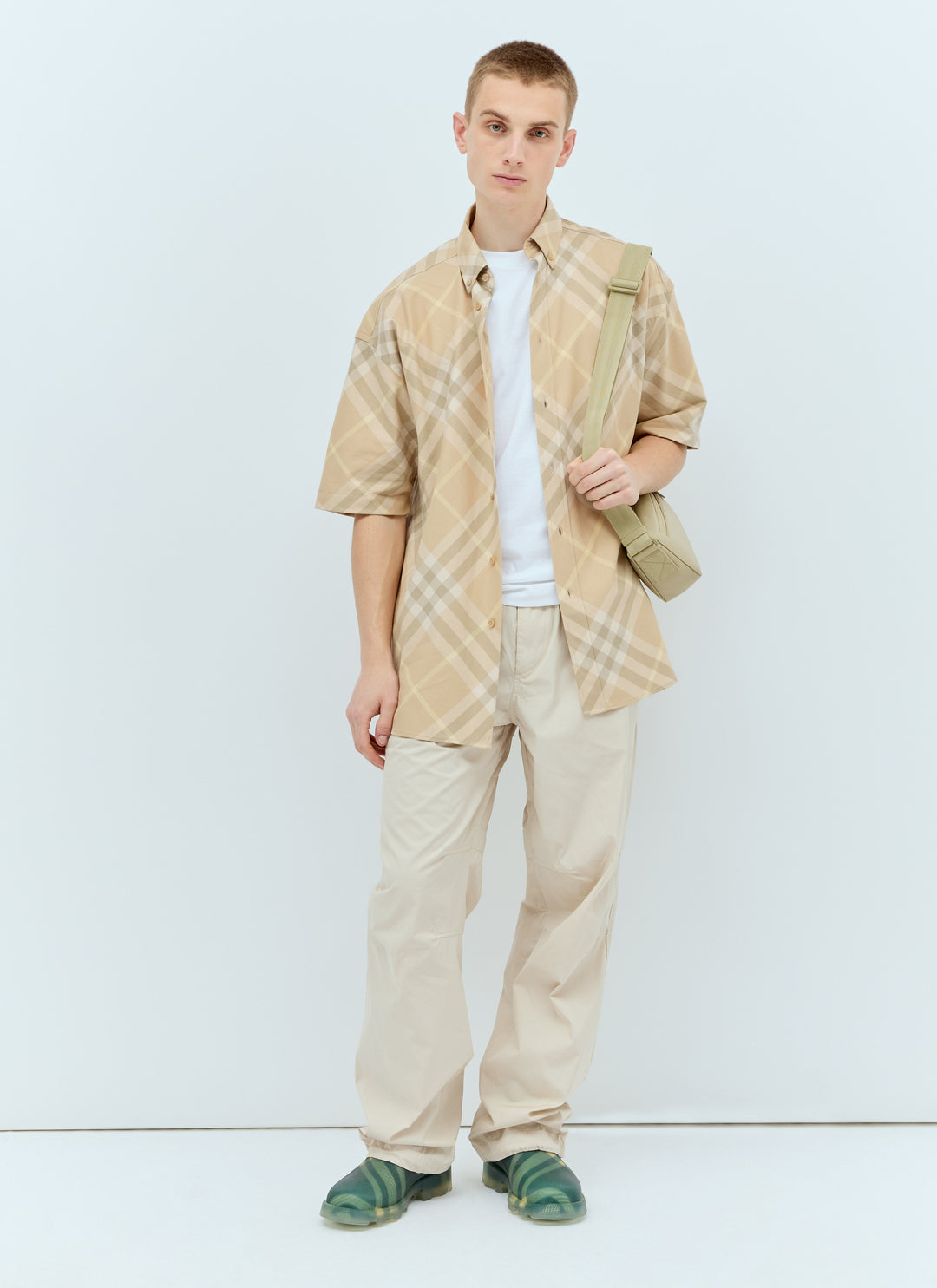 Burberry Men Strawberry Cotton T-Shirt