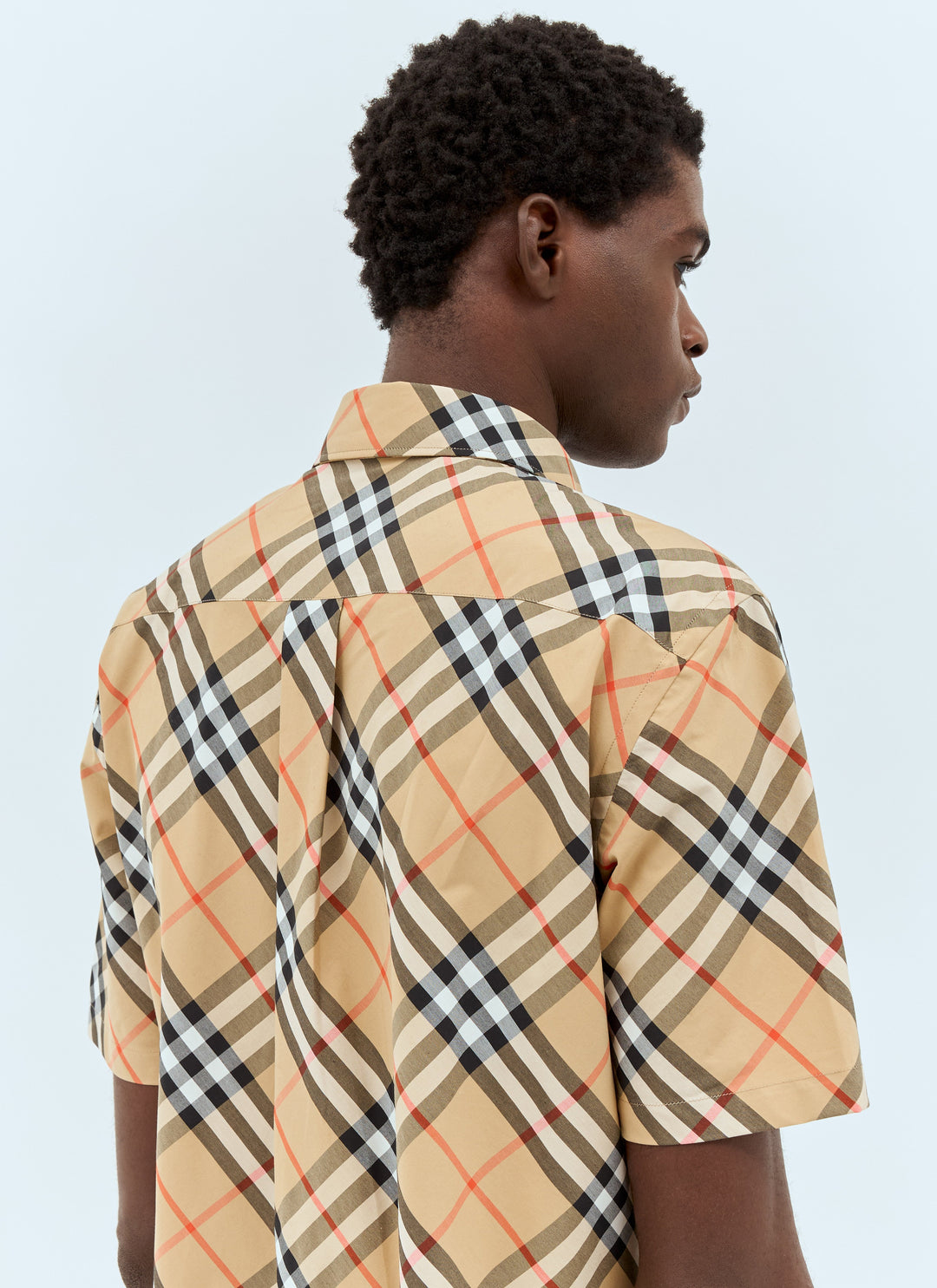 Burberry Men Check Poplin Shirt