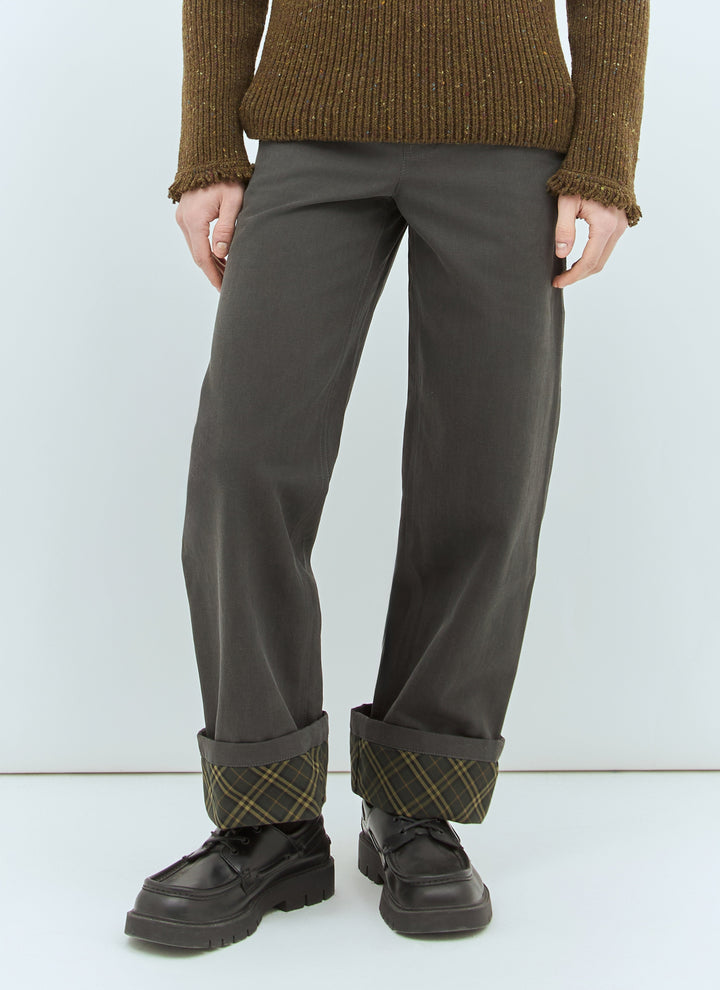 Burberry Men Cotton Carpenter Pants