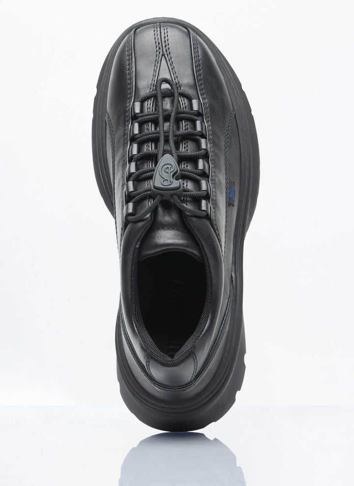 Burberry Men Leather Scoot Sneakers