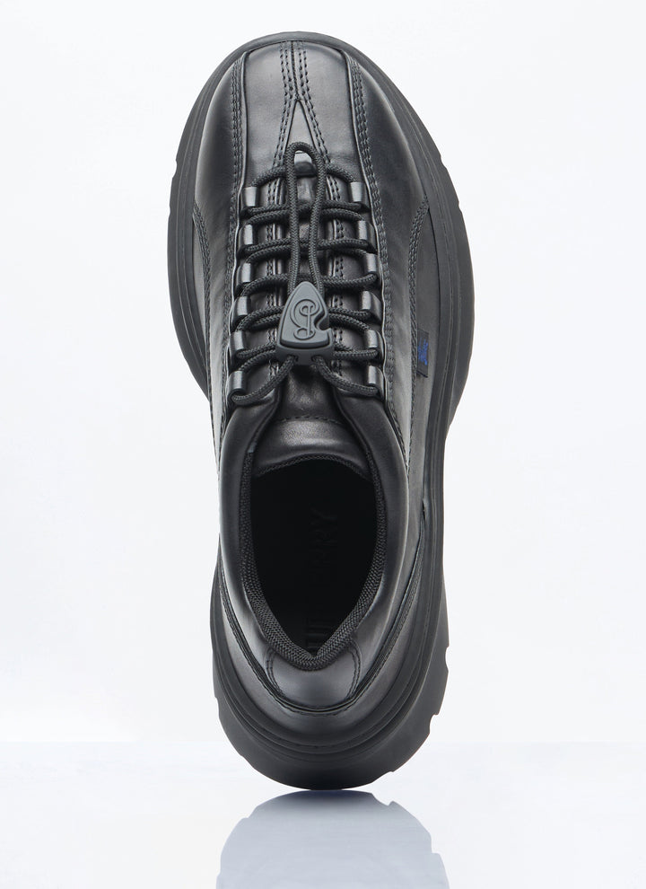 Burberry Men Leather Scoot Sneakers