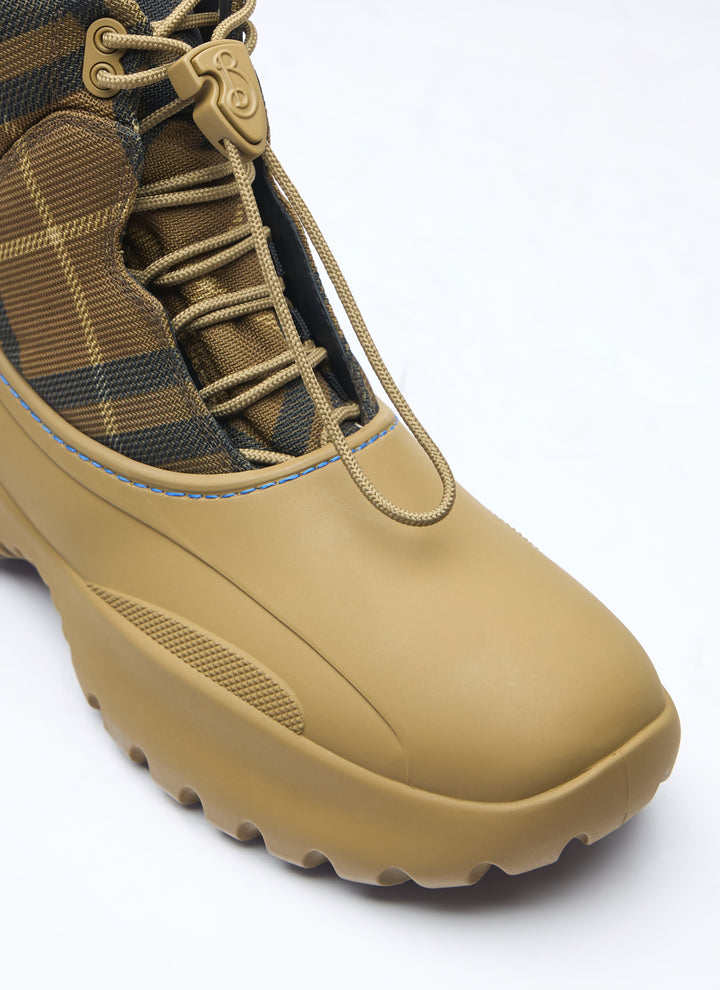 Burberry Men Check Scoot Trek Boots