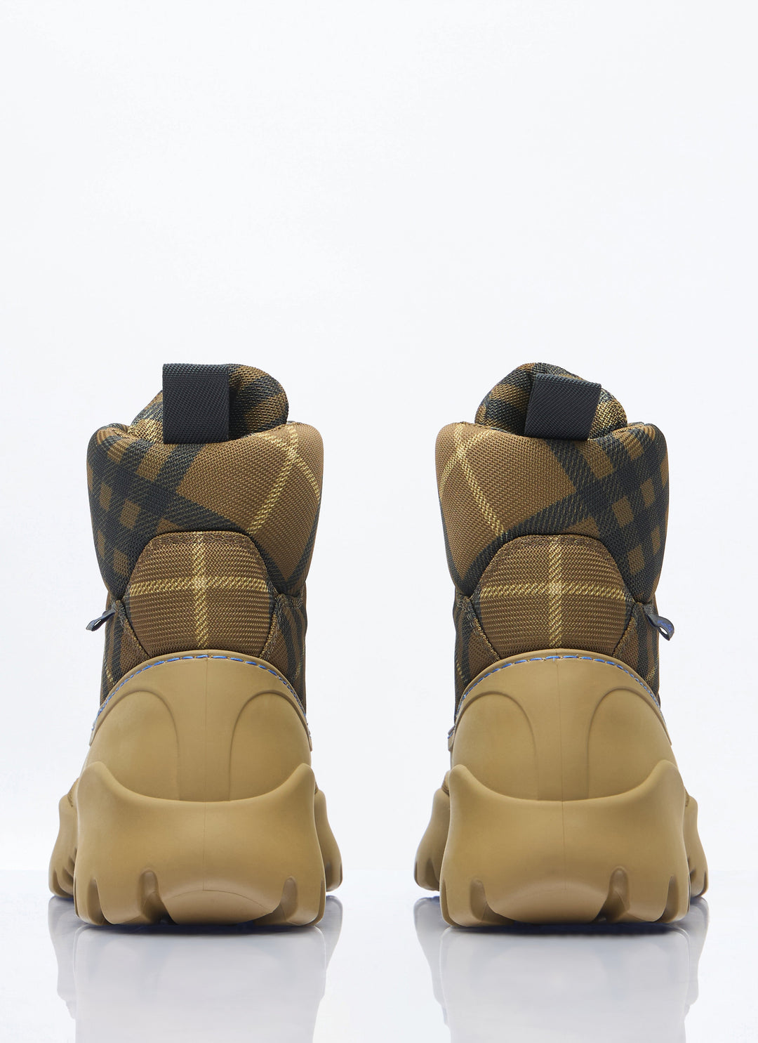 Burberry Men Check Scoot Trek Boots