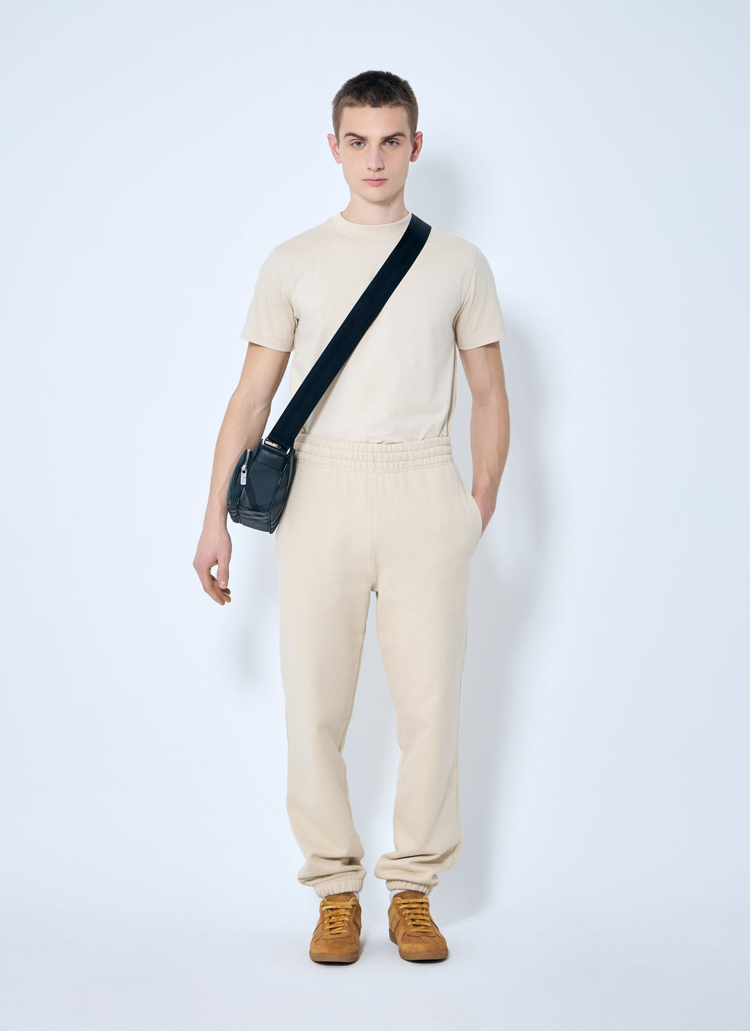 Burberry Men Logo Patch Track Pants