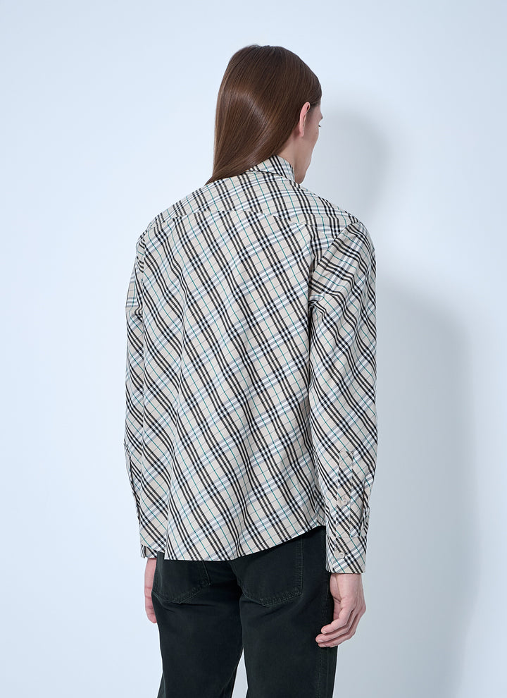 Burberry Men Check Shirt