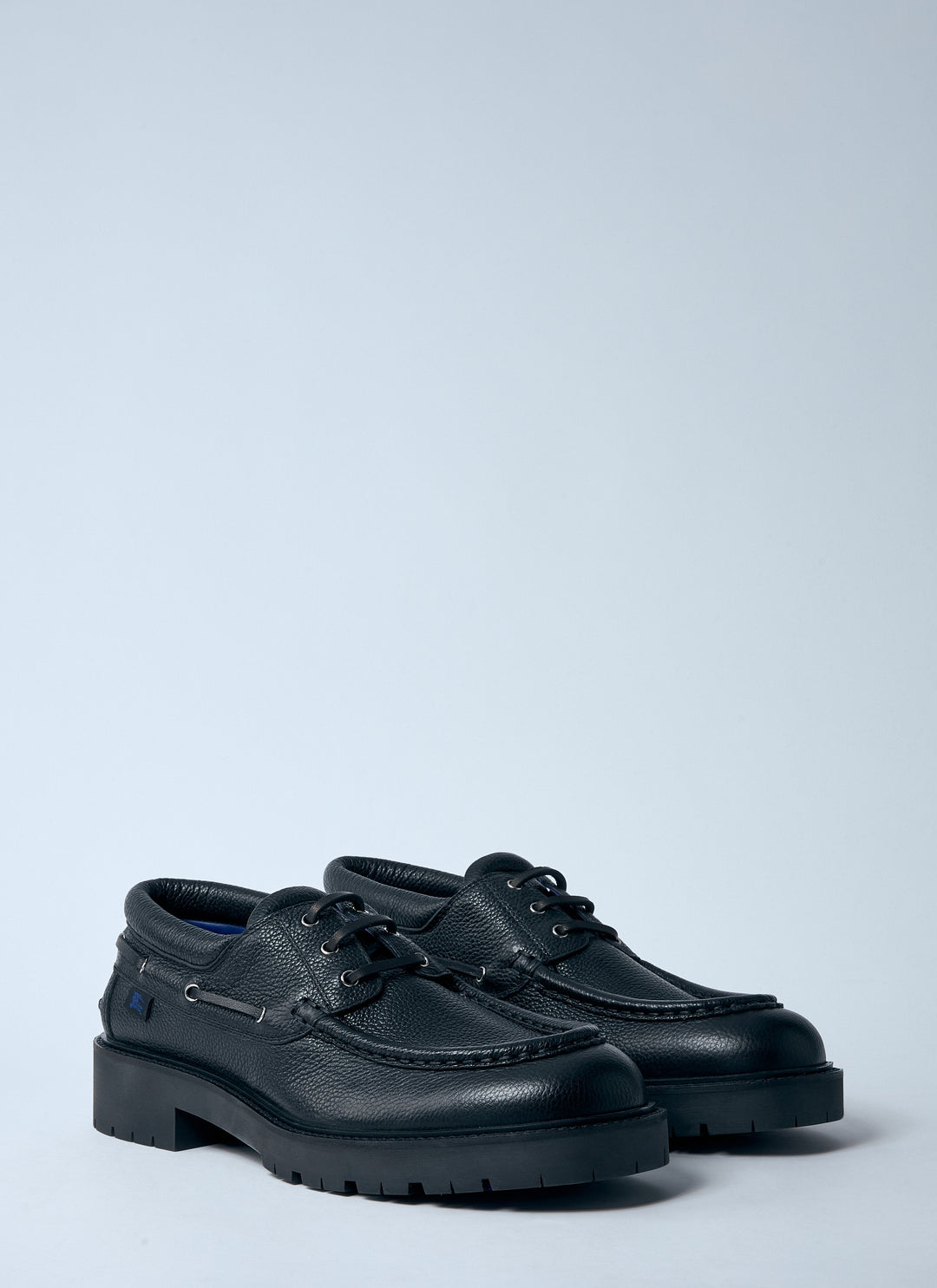 Burberry Men Leather Raft Boat Shoes