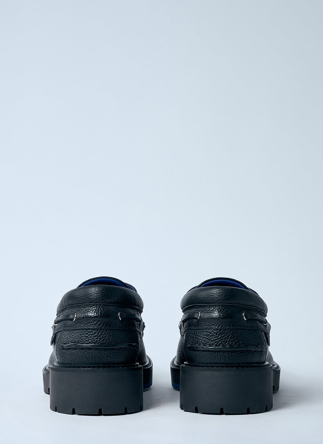 Burberry Men Leather Raft Boat Shoes