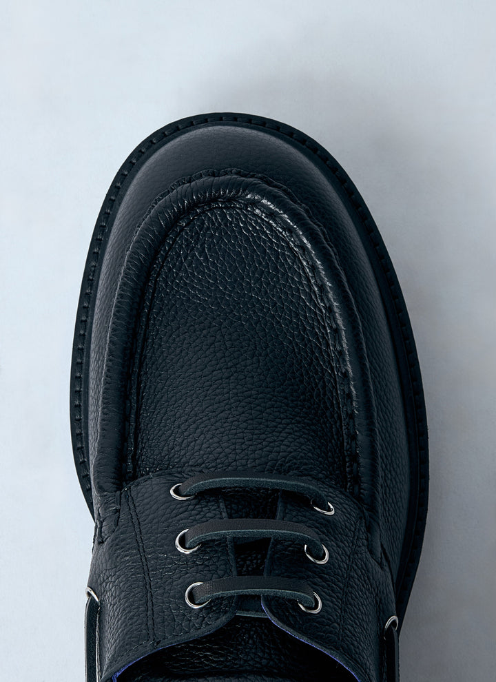 Burberry Men Leather Raft Boat Shoes