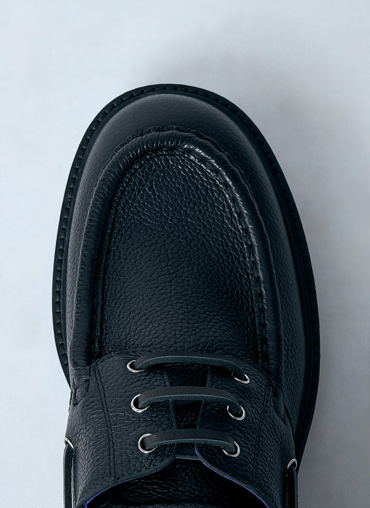 Burberry Men Leather Raft Boat Shoes